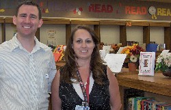 Matt and Christine Nolen at Country Meadows Elementary